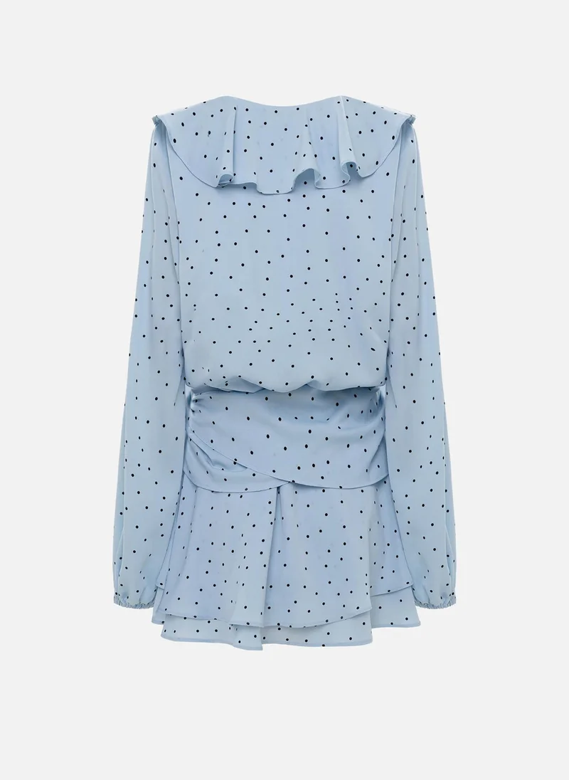 Lichi  Lightweight mini dress with polka dots for Women | Best Price UAE